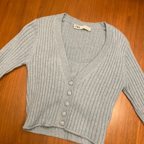 Zara Sweaters Zara Matching Cardigan Set Poshmark